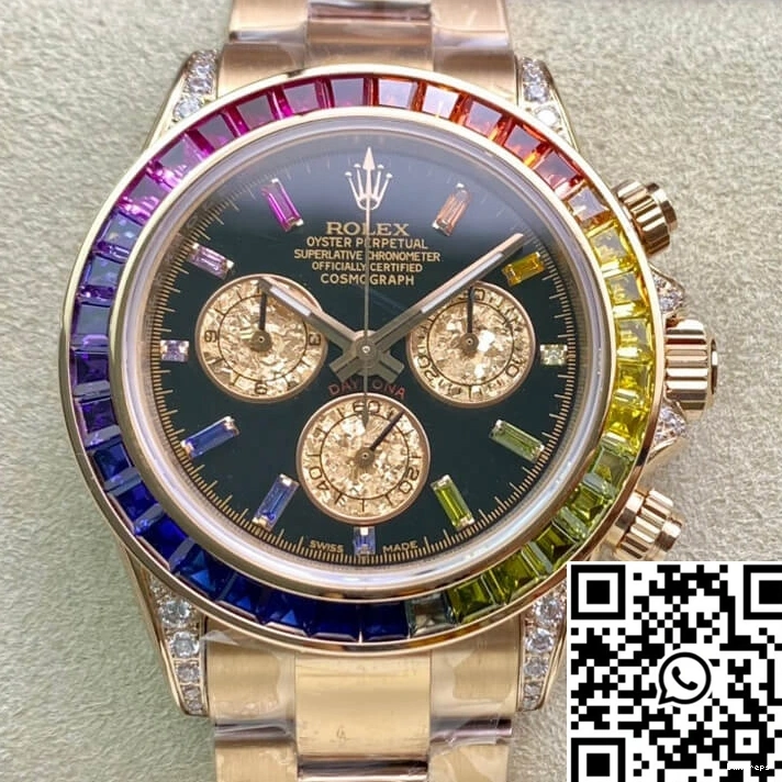 Factory Rolex 116595 RBOW Daytona Rose Gold TW 0126